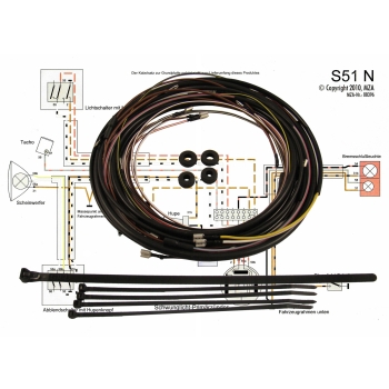 KWO Kabelbaum, Simson S51 N